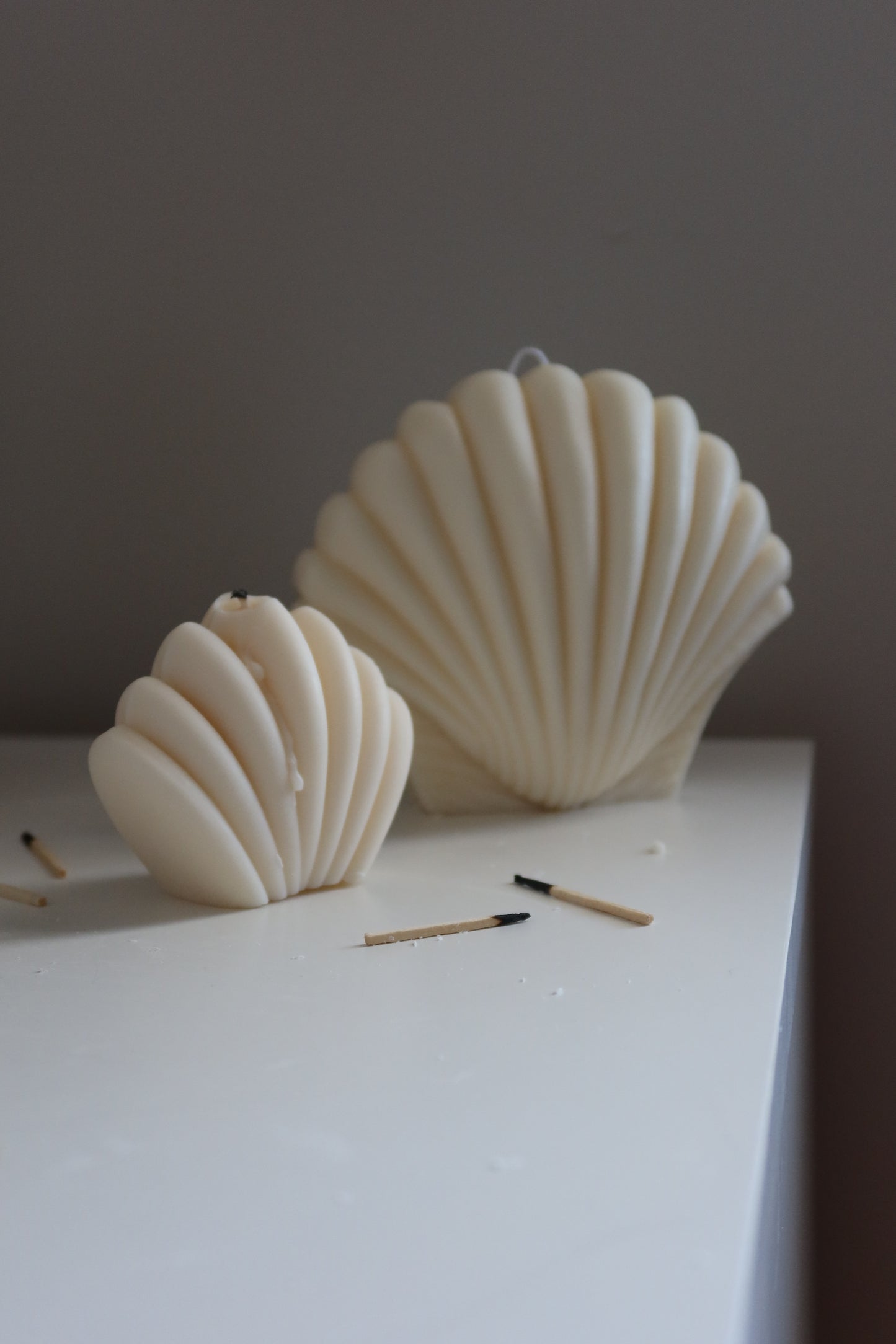 Large seashell - Decorative candle
